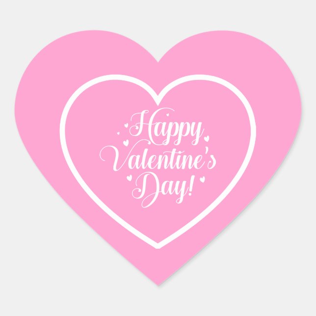 Pegatina En Forma De Corazón Heart Stickers (Anverso)