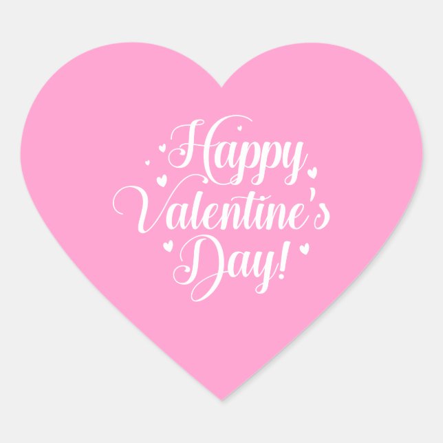 Pegatina En Forma De Corazón Heart Stickers (Anverso)