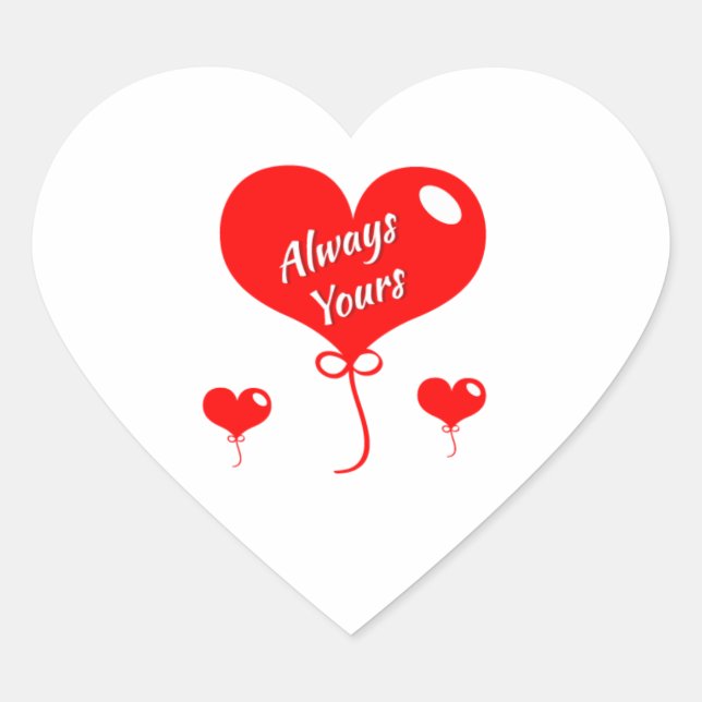 Pegatina En Forma De Corazón Heart Stickers | Personalized Craft Decals (Anverso)