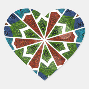 Pegatina En Forma De Corazón Hermosa imagen de diseño textil de moda en Asia