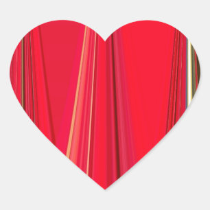 Pegatina En Forma De Corazón Hermoso diseño de arte abstracto de textura de col