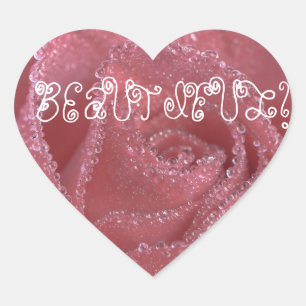 PEGATINA EN FORMA DE CORAZÓN HERMOSOS CORAZONES