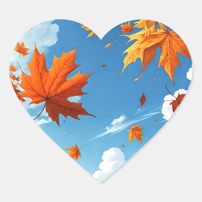 Pegatina En Forma De Corazón hojas de autenticación (Anverso)