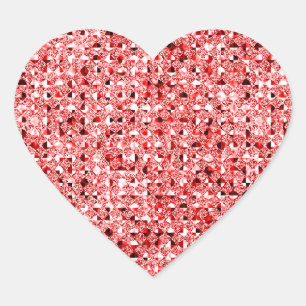 Pegatina En Forma De Corazón Hojas de Pegatina cardíaco con efecto de secuencia