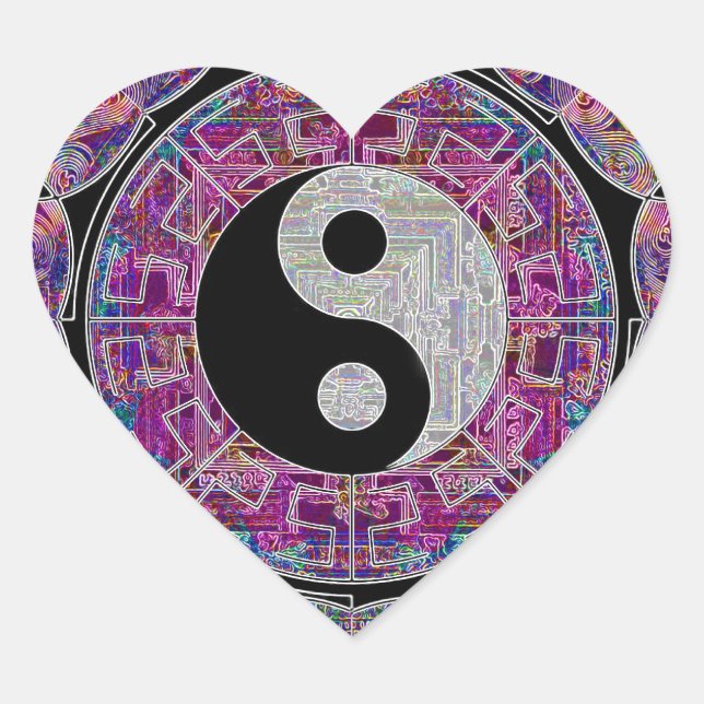 Pegatina En Forma De Corazón Igualdad (Anverso)