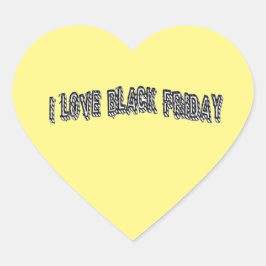 Pegatina En Forma De Corazón ILBF-Stripes