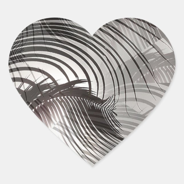 Pegatina En Forma De Corazón Ilusión (Anverso)
