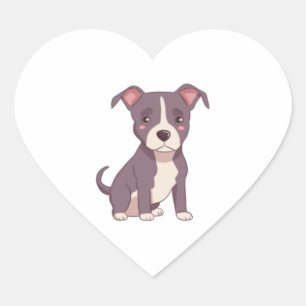Pegatina En Forma De Corazón Ilustracion kawaii