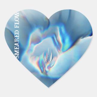 Pegatina En Forma De Corazón IMAGEN DE FLORES DE COLORIDO personalizable