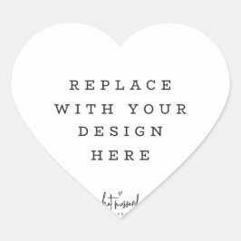 Pegatina En Forma De Corazón IMPRIMIR ORDEN de la parte de la envolvente favor