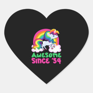 Pegatina En Forma De Corazón Increíble desde Unicornio en 1954