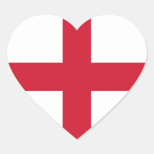 Pegatina En Forma De Corazón inglaterra
