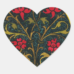 PEGATINA EN FORMA DE CORAZÓN INICIAL O, 1520.