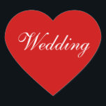 Pegatina En Forma De Corazón Invita a rojo globo personalizado<br><div class="desc">Pegatinas de sobres de la invitación roja al globo Boda de diseño de globo de globo de globo rojo y blanco - ¿Las mujeres involucradas revisan regularmente para ver: qué son las ideas de sellos de boda de moda? Estos sellos estilísticos básicos y personalizables para el Boda rojo y blanco...</div>