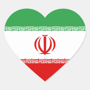 Pegatina En Forma De Corazón Irán