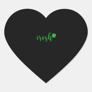 Pegatina En Forma De Corazón Irlandés St Patrick Day Men Saint Patrys Sham