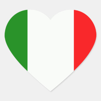 Pegatina En Forma De Corazón italia