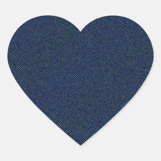 Pegatina En Forma De Corazón Jeans (Anverso)