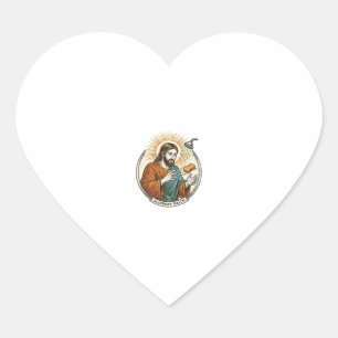 Pegatina En Forma De Corazón Jesús Dejó Jabón Resbaloso Bañera Ducha Torpe Humo
