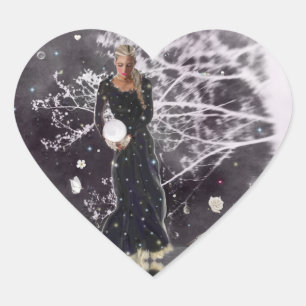 Pegatina En Forma De Corazón La calma en el interior