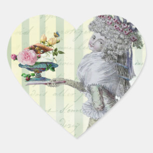 Pegatina En Forma De Corazón La Lettre D'amour