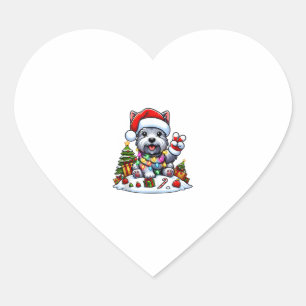 Pegatina En Forma De Corazón La mano de la paz Navidades territoriales escocesa