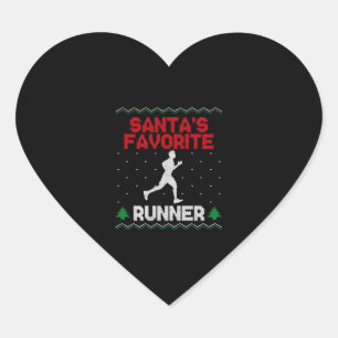 Pegatina En Forma De Corazón La mitad de la maratón del corredor en carrera