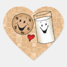 Las cookies aman a los Personalizados Pegatina de