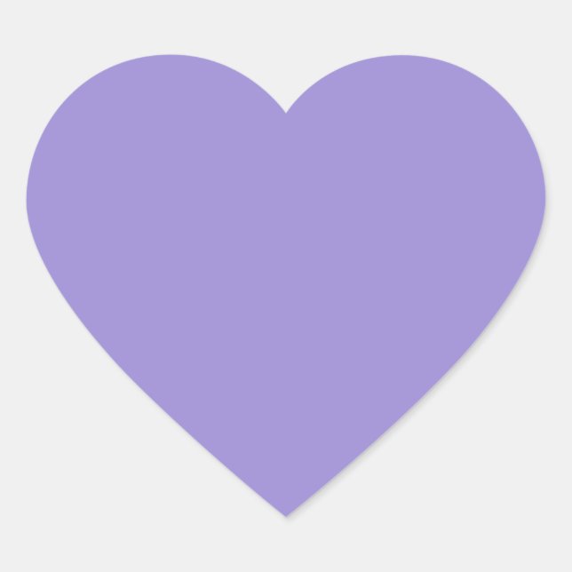 Pegatina En Forma De Corazón Lavanda (Anverso)