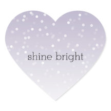 Lavender Purple White Boketi Confetti