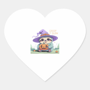 Pegatina En Forma De Corazón Lento � gracioso chiste de Halloween