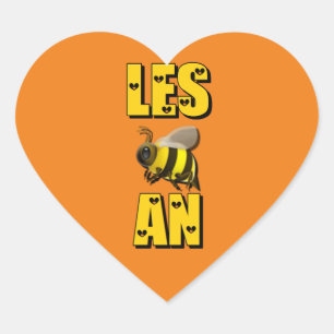 Pegatina En Forma De Corazón LES 🐝 UN Orgullo Lesbiano