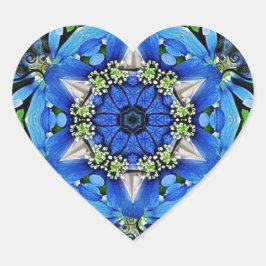 Pegatina En Forma De Corazón Libertad y amor