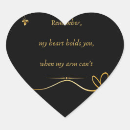 Pegatina En Forma De Corazón liefdestekst 