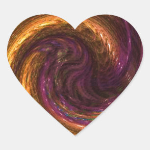 Pegatina En Forma De Corazón Ligero