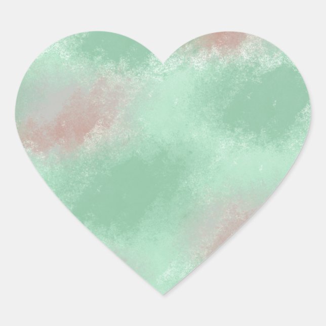 Pegatina En Forma De Corazón Lilies (Anverso)