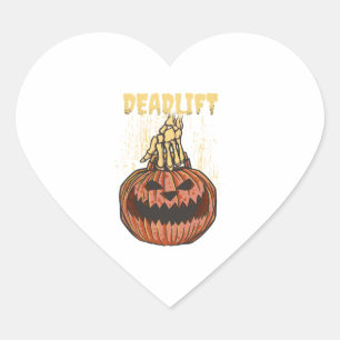 Pegatina En Forma De Corazón Linterna de Halloween