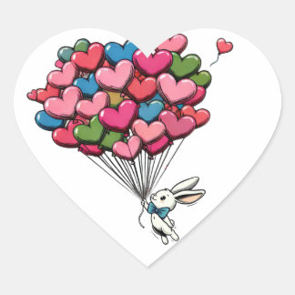 Pegatina En Forma De Corazón Lleno de Amor
