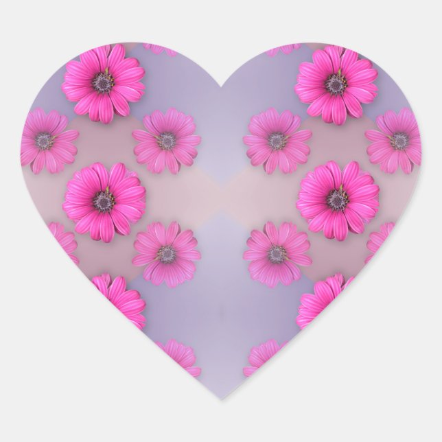 Pegatina En Forma De Corazón Loco para Daisy (Anverso)