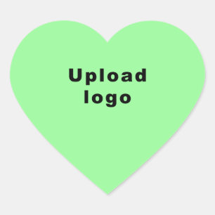 Pegatina En Forma De Corazón Logotipo comercial sobre el Pegatina de forma de c