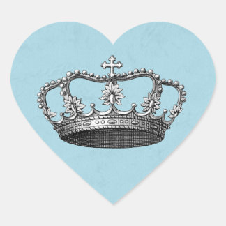 Pegatina En Forma De Corazón Los favoritos de Baby Shower de Blue Little Prince