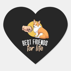 Pegatina En Forma De Corazón Los Mejores Amigos De La Vida