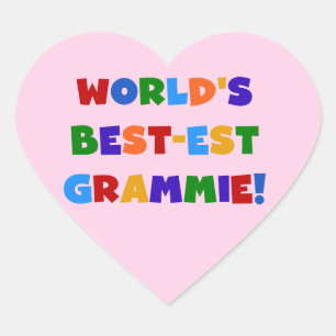Pegatina En Forma De Corazón Los mejores regalos de gramíneas del mundo de los 