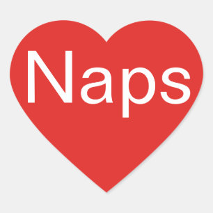 Pegatina En Forma De Corazón Love Naps