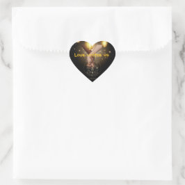 Pegatina En Forma De Corazón Love unites us