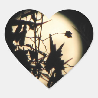 Pegatina En Forma De Corazón Luz de luna
