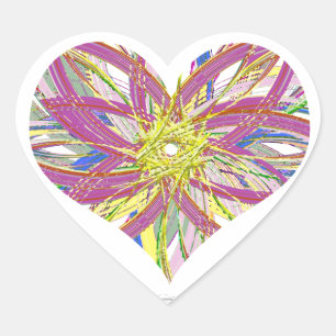 Pegatina En Forma De Corazón Luz Pegatina de doble corazón