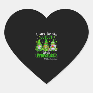 Pegatina En Forma De Corazón Madre madre de gnomes enfermera santa leprecha del