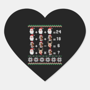 Pegatina En Forma De Corazón Maestros Maestros Navidades HARRIER