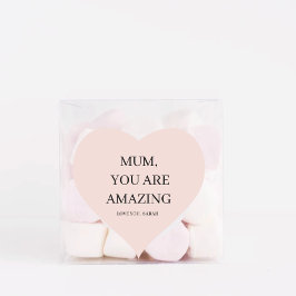 Pegatina En Forma De Corazón Mamá especial personalizada que eres un regalo aso